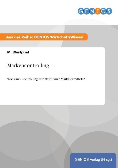 Markencontrolling - M. Westphal