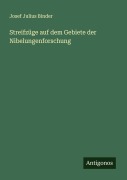 Cover-Bild zum Titel 'Streifzüge auf dem Gebiete der Nibelungenforschung' von 'Josef Julius Binder'