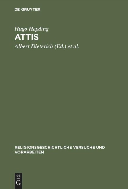 Attis - Hugo Hepding