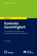 Cover-Bild zum Titel 'Konkrete Gerechtigkeit' von 'Matthias Mahlmann'