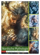 Cover-Bild zum Titel 'Nordische Mythologie (Wandkalender 2026 DIN A4 hoch), CALVENDO Monatskalender' von 'Steffen Gierok-Latniak'