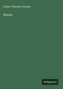 Cover-Bild zum Titel 'Nanna' von 'Gustav Theodor Fechner'