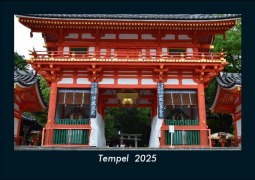 Cover-Bild zum Titel 'Tempel 2025 Fotokalender DIN A5' von 'Tobias Becker'