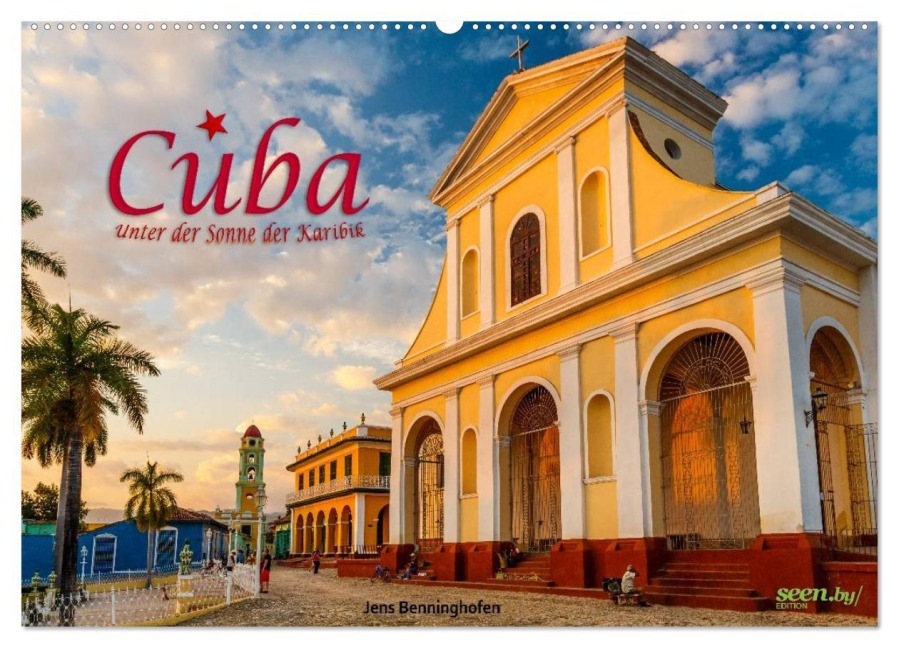 Cuba - Unter der Sonne der Karibik (Wandkalender 2026 DIN A2 quer), CALVENDO Monatskalender - Jens Benninghofen