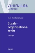 Cover-Bild zum Titel 'Staatsorganisationsrecht' von 'Jörn Axel Kämmerer'