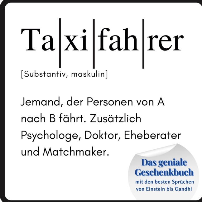 Taxifahrer - Steffi Meier