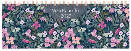 Cover-Bild zum Titel 'Tischquerkalender Purpur-Blüten 2027' von ''