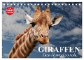 Giraffen. Dem Himmel so nah (Tischkalender 2025 DIN A5 quer), CALVENDO Monatskalender - Elisabeth Stanzer