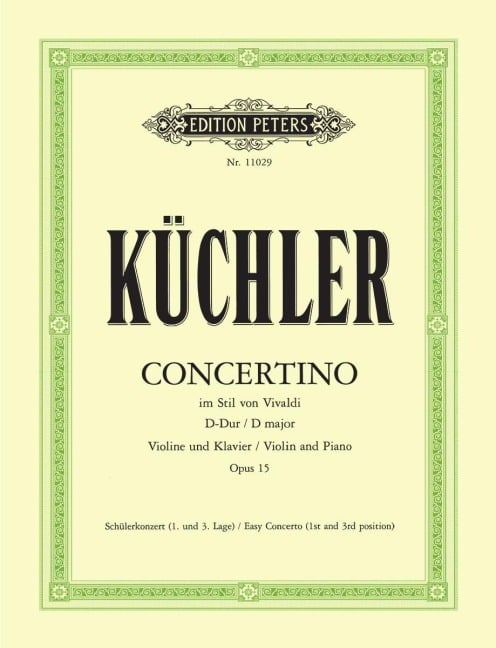 Concertino D-Dur op. 15 - Ferdinand Küchler