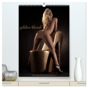 Cover-Bild zum Titel 'golden blond - Blondes Gift in Perfektion (hochwertiger Premium Wandkalender 2026 DIN A2 hoch), Kunstdruck in Hochglanz' von 'Lichtgestalt Lichtgestalt'