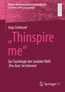 Cover-Bild zum Titel 'Thinspire me' von 'Anja Schünzel'