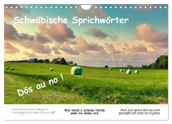 Cover-Bild zum Titel '03 Schwäbische Sprichwörter - Dös au no! (Wandkalender 2026 DIN A4 quer), CALVENDO Monatskalender' von 'Herbert Böck'
