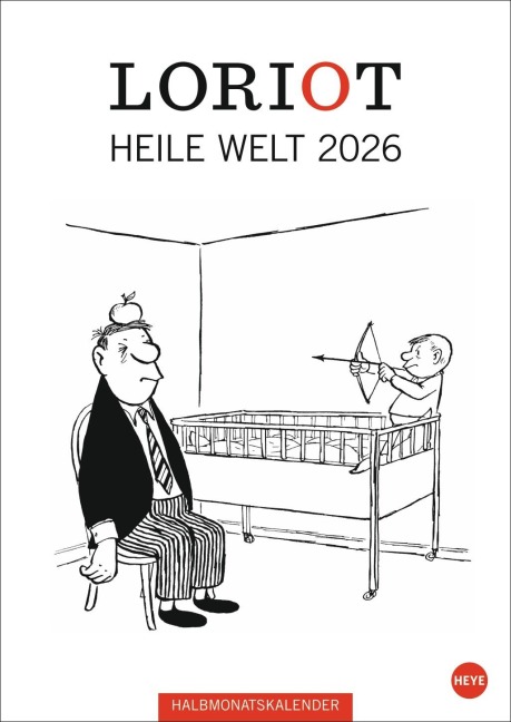 Loriot Heile Welt Halbmonatskalender 2026 - Loriot