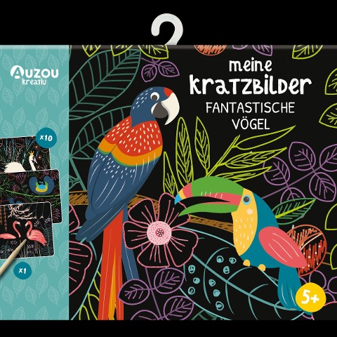 Auzou Meine Kratzbilder - Fantastische Vögel - 