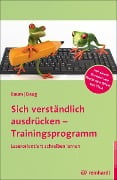 Cover-Bild zum Titel 'Sich verständlich ausdrücken - Trainingsprogramm' von 'Katrin Baum, Cornelia Deeg'