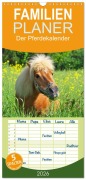 Familienplaner 2026 - Der Pferdekalender mit 5 Spalten (Wandkalender, 21 x 45 cm) CALVENDO - AD DESIGN Photo PhotoArt Dölling