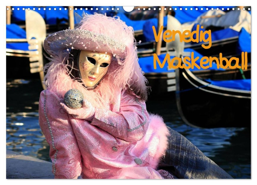 Venedig Maskenball (Wandkalender 2025 DIN A3 quer), CALVENDO Monatskalender - Joachim Hasche Fotografie