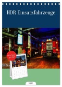 Cover-Bild zum Titel 'Tischplaner 2027 - HDR Einsatzfahrzeuge (A5 Tischkalender zum Aufstellen) CALVENDO' von 'Markus Will'