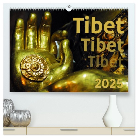 Tibet - Tibet - Tibet 2025 (hochwertiger Premium Wandkalender 2025 DIN A2 quer), Kunstdruck in Hochglanz - Manfred Bergermann