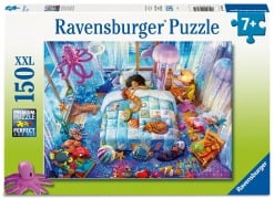 Cover-Bild zum Titel 'Kinderpuzzle 150 XXL Teile - Unterwasserträume' von ''
