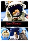 Space Hamster - Mit KI Hamster Astronauten im Weltall (Wandkalender 2024 DIN A3 hoch), CALVENDO Monatskalender - Fred Schimak