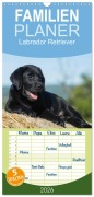 Cover-Bild zum Titel 'Familienplaner 2026 - Labrador Retriever 2026 mit 5 Spalten (Wandkalender, 21 x 45 cm) CALVENDO' von 'Sigrid Starick'