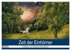 Zeit der Einhörner (Wandkalender 2026 DIN A2 quer), CALVENDO Monatskalender - Simone Wunderlich