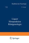 Cover-Bild zum Titel 'Liquor Hirnpunktion Röntgenologie' von 'Na Forster, Na Stenvers, Na Neisser, Na Guttmann'