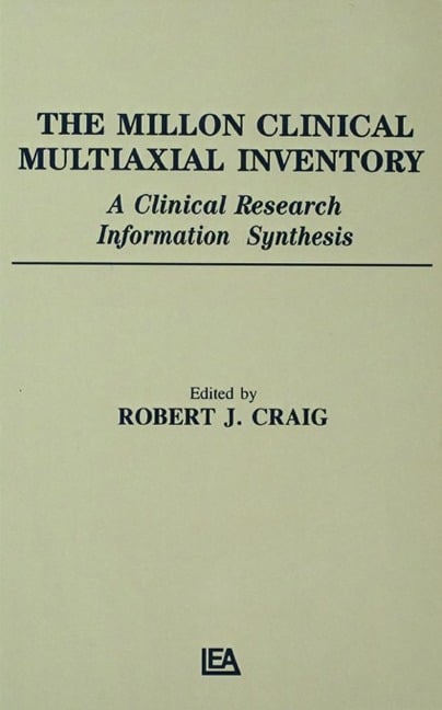The Millon Clinical Multiaxial Inventory - 