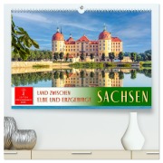 Sachsen - Land zwischen Elbe und Erzgebirge (hochwertiger Premium Wandkalender 2026 DIN A2 quer), Kunstdruck in Hochglanz - Peter Roder