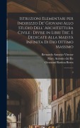 Cover-Bild zum Titel 'Istruzioni elementari per indirizzo de' giovani allo studio dell' architettura civile' von 'Bernardo Antonio Vittone, Giovanni Antonio Belmond, Giovanni Battista Borra'