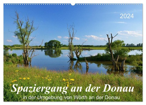 Spaziergang an der Donau (Wandkalender 2024 DIN A2 quer), CALVENDO Monatskalender - Jutta Heußlein
