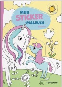 Cover-Bild zum Titel 'Mein Sticker-Malbuch. Einhörner' von ''