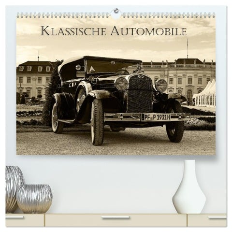Klassische Automobile (hochwertiger Premium Wandkalender 2025 DIN A2 quer), Kunstdruck in Hochglanz - Dmitri Moisseev