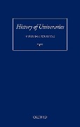 Cover-Bild zum Titel 'History of Universities: Volume XXXIV/2' von 'Mordechai Feingold'