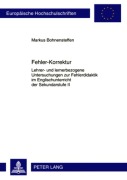 Cover-Bild zum Titel 'Fehler-Korrektur' von 'Markus Bohnensteffen'