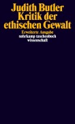 Cover-Bild zum Titel 'Kritik der ethischen Gewalt' von 'Judith Butler'