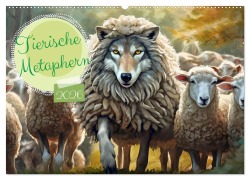 Cover-Bild zum Titel 'Tierische Metaphern (Wandkalender 2026 DIN A2 quer), CALVENDO Monatskalender' von 'Sell Pixs:Sell'