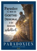 Cover-Bild zum Titel 'Paradoxien, Widersprüche in sich (Wandkalender 2026 DIN A2 hoch), CALVENDO Monatskalender' von 'Sabine Löwer'