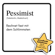 Cover-Bild zum Titel 'Pessimist' von 'Samuel Becker'