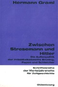 Cover-Bild zum Titel 'Zwischen Stresemann und Hitler' von 'Hermann Graml'