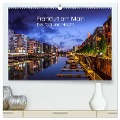 Frankfurt am Main bei Tag und Nacht (hochwertiger Premium Wandkalender 2024 DIN A2 quer), Kunstdruck in Hochglanz - Carina Augusto