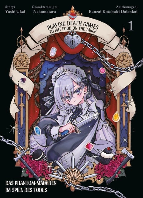 Playing Death Games to put Food on the Table: Das Phantom-Mädchen im Spiel des Todes 01 - Yushi Ukai, Nekometaru, Banzai Kotobuki Daienkai
