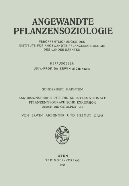 Sonderheft Kärnten - Helmut Gams, Erwin Aichinger