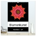 Blumenkunst - mandala-art (hochwertiger Premium Wandkalender 2025 DIN A2 hoch), Kunstdruck in Hochglanz - Beate Wurster