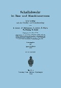 Cover-Bild zum Titel 'Schallabwehr im Bau- und Maschinenwesen' von 'L. Cremer, W. Dürhammer, E. Lübcke, E. Meyer, W. Piening'
