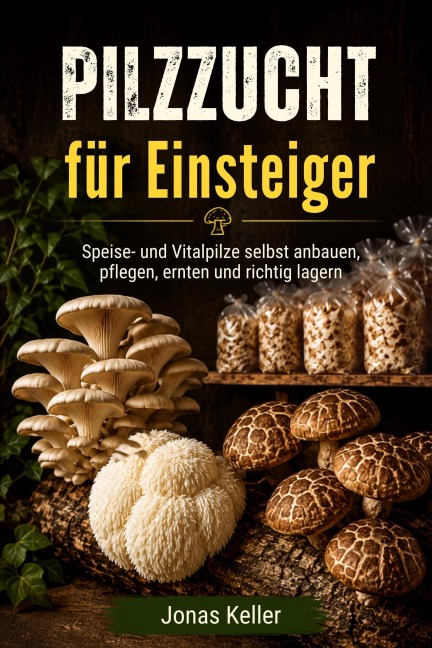 Pilzzucht für Einsteiger: Speise- und Vitalpilze selbst anbauen, pflegen, ernten und richtig lagern - Jonas Keller