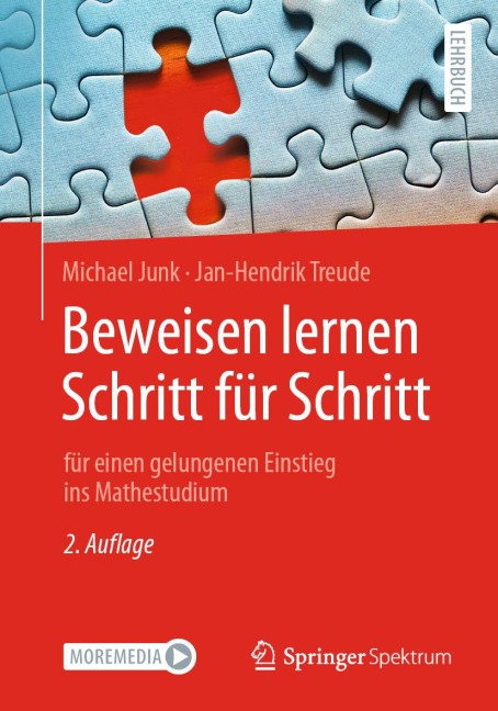 Beweisen lernen Schritt für Schritt - Michael Junk, Jan-Hendrik Treude