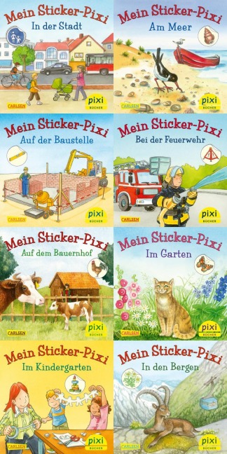 Pixi-Serie Nr. 199: Meine Sticker-Pixis. 64 Exemplare - 