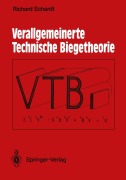 Cover-Bild zum Titel 'Verallgemeinerte Technische Biegetheorie' von 'Richard Schardt'